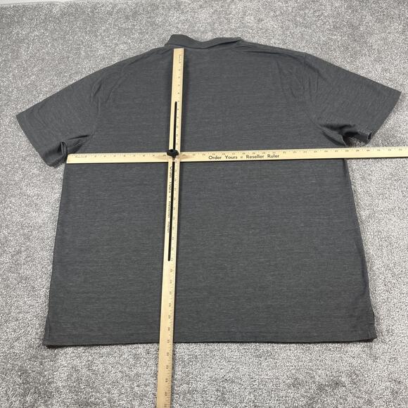 Carhartt Polo Shirt Mens XXL Loose Fit Workwear Pocket Short Sleeve Gray2XL - Picture 6 of 8